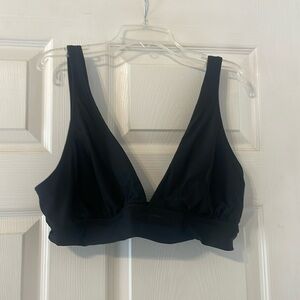 Black bathing suit top